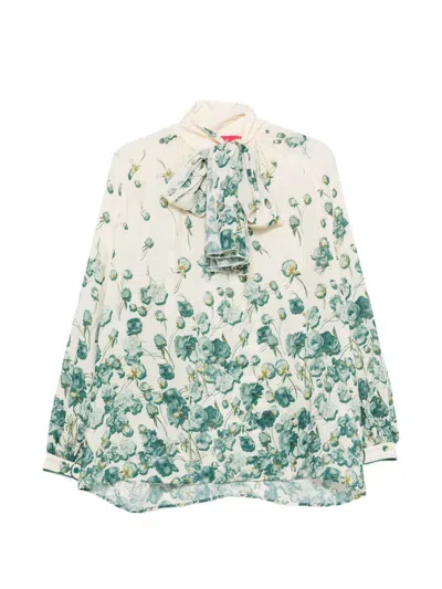 F.r.s For Restless Sleepers For Restless Sleepers Silk Blend Printed Shirt In Multi