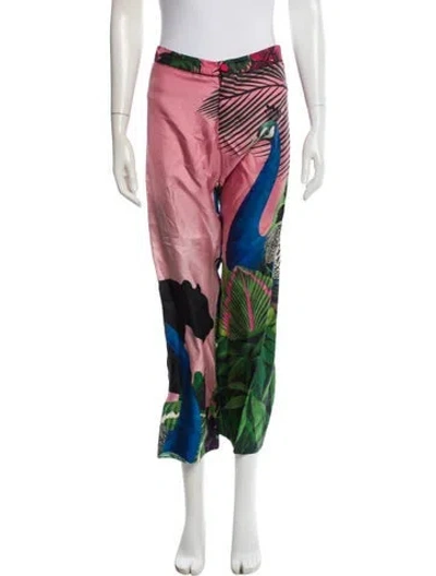 Pre-owned F.r.s For Restless Sleepers Silk Printed Pajamas In Multi