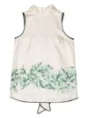F.r.s For Restless Sleepers For Restless Sleepers Silk Printed Top