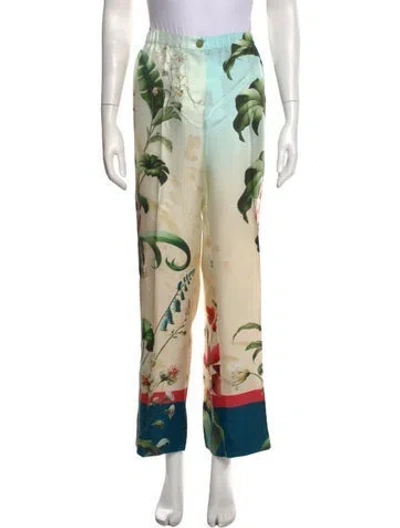 Pre-owned F.r.s For Restless Sleepers Silk Wide Leg Pants W/ Tags In Neutrals