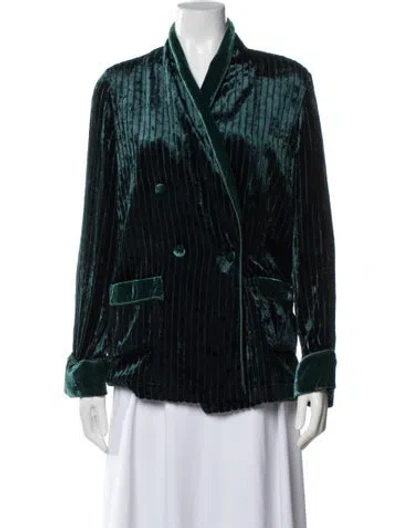 Pre-owned F.r.s For Restless Sleepers Striped Jacket In Green