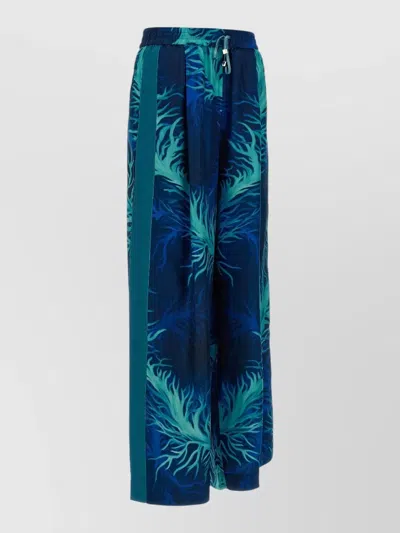 F.r.s For Restless Sleepers Wide Leg Pants Featuring Side Pocket In Blue