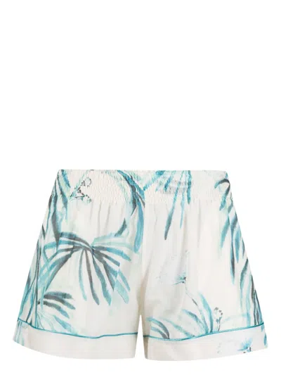 F.R.S . F.R.S . PRINTED DRAWSTRING COTTON SHORTS
