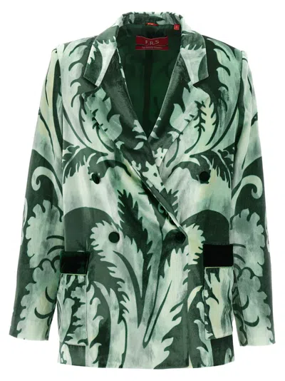 F.r.s For Restless Sleepers 'mereope' Blazer In Green