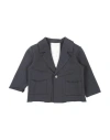 Frugoo Newborn Boy Blazer Midnight Blue Size 3 Cotton, Elastane In Blue