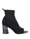 Fruit Fru. It Woman Ankle Boots Black Size 7.5 Textile Fibers