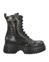 Fruit Fru. It Woman Ankle Boots Black Size 8 Leather