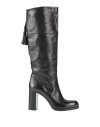 Fruit Fru. It Woman Boot Black Size 10 Leather In Black