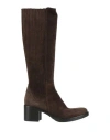 Fruit Fru. It Woman Boot Dark Brown Size 7 Leather In Brown