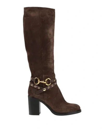 Fruit Fru. It Woman Boot Dark Brown Size 8 Leather
