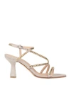 Fruit Fru. It Woman Sandals Beige Size 8 Leather