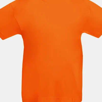 Fruit Of The Loom Childrens/teens Original Short Sleeve T-shirt In Orange