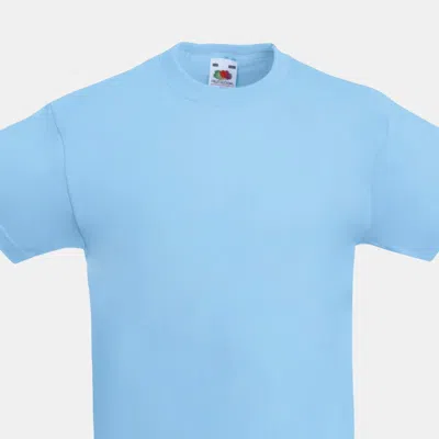 Fruit Of The Loom Childrens/teens Original Short Sleeve T-shirt (sky Blue)