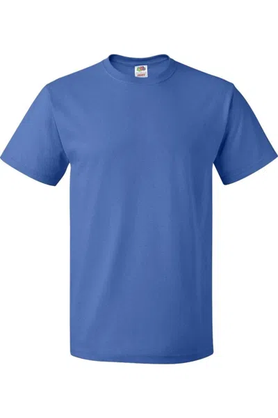 Fruit Of The Loom Hd Cotton Short Sleeve T-shirt In Blue