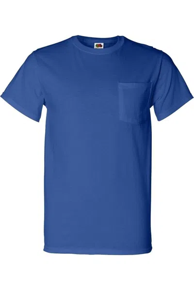 Fruit Of The Loom Hd Cotton T-shirt With A Pocket In Multi