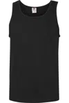 Fruit Of The Loom Hd Cotton Tank Top In Black