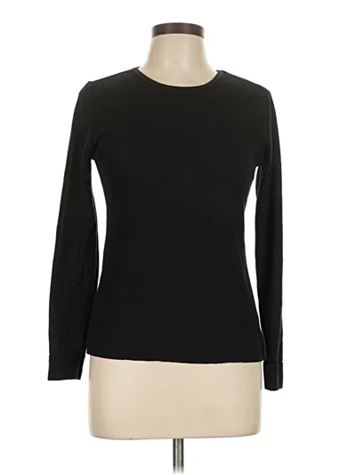 Pre-owned Fruit Of The Loom Long Sleeve T-shirt In Black