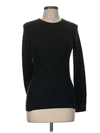 Pre-owned Fruit Of The Loom Long Sleeve T-shirt In Black