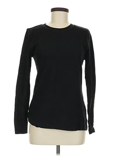 Pre-owned Fruit Of The Loom Long Sleeve T-shirt In Black