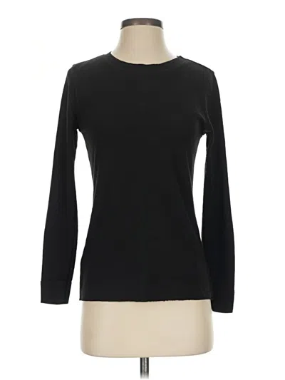 Pre-owned Fruit Of The Loom Long Sleeve T-shirt In Black