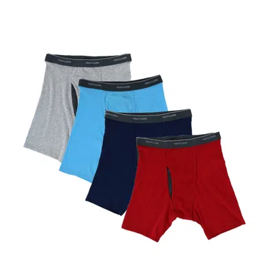 Fruit Of The Loom Men's Big And Tall Coolzone Boxer Brief Underwear (4 Pack) In Multi