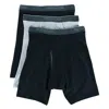 Fruit Of The Loom Men's Coolzone Boxer Brief Underwear (3 Pack) In Black