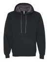 Fruit Of The Loom Men's Sofspun Hooded Sweatshirt In Black