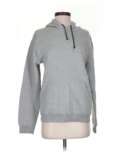 Pre-owned Fruit Of The Loom Pullover Hoodie In Gray