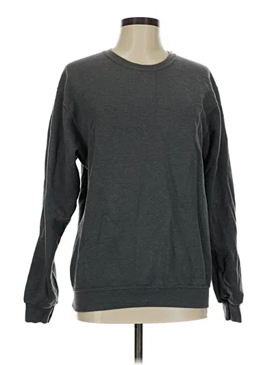 Pre-owned Fruit Of The Loom Pullover Sweater In Gray