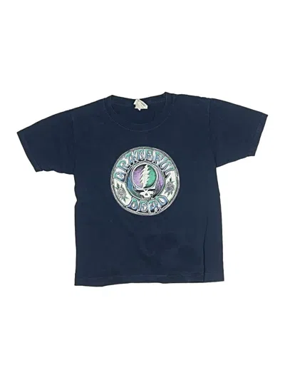 Pre-owned Fruit Of The Loom Kids'  Short Sleeve T-shirt In Blue