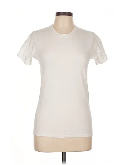 Pre-owned Fruit Of The Loom Short Sleeve T-shirt In White