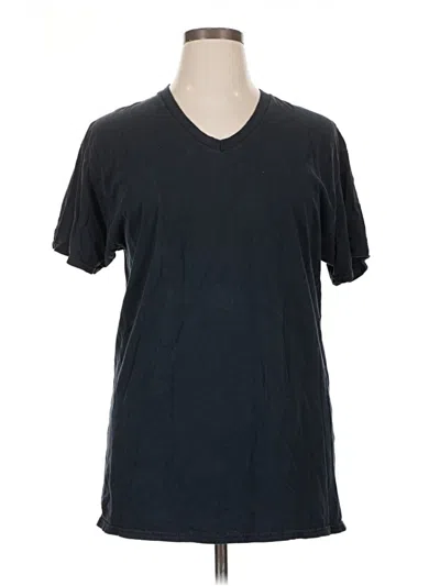 Pre-owned Fruit Of The Loom Short Sleeve T-shirt In Black
