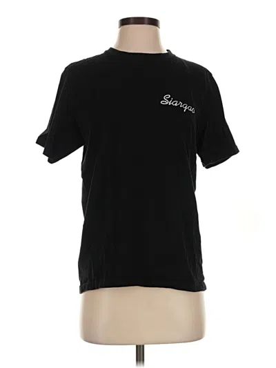 Pre-owned Fruit Of The Loom Short Sleeve T-shirt In Black