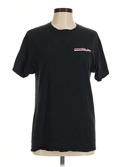 Pre-owned Fruit Of The Loom Short Sleeve T-shirt In Black
