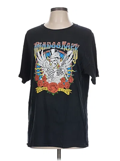 Pre-owned Fruit Of The Loom Short Sleeve T-shirt In Black