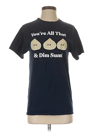 Pre-owned Fruit Of The Loom Short Sleeve T-shirt In Blue