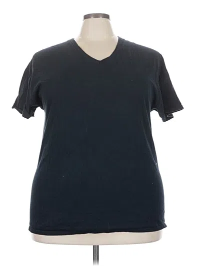 Pre-owned Fruit Of The Loom Short Sleeve T-shirt In Blue