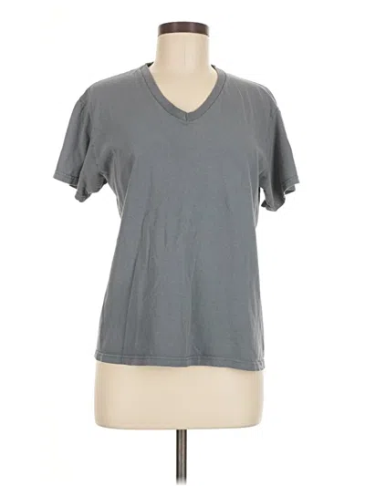 Pre-owned Fruit Of The Loom Short Sleeve T-shirt In Gray