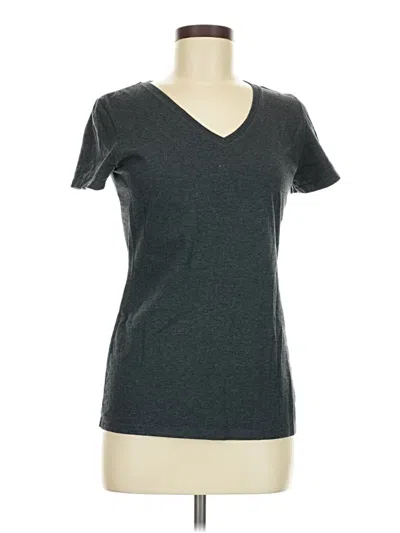 Pre-owned Fruit Of The Loom Short Sleeve T-shirt In Gray