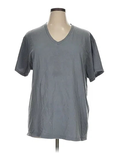 Pre-owned Fruit Of The Loom Short Sleeve T-shirt In Gray