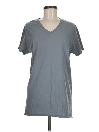 Pre-owned Fruit Of The Loom Short Sleeve T-shirt In Gray