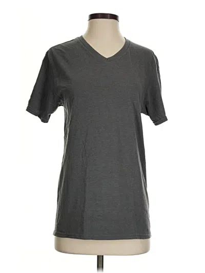 Pre-owned Fruit Of The Loom Short Sleeve T-shirt In Gray