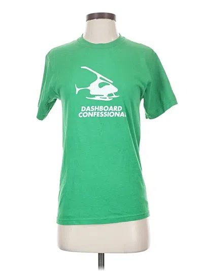Pre-owned Fruit Of The Loom Short Sleeve T-shirt In Green