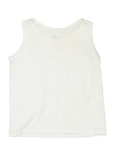 Pre-owned Fruit Of The Loom Kids'  Sleeveless T-shirt In White