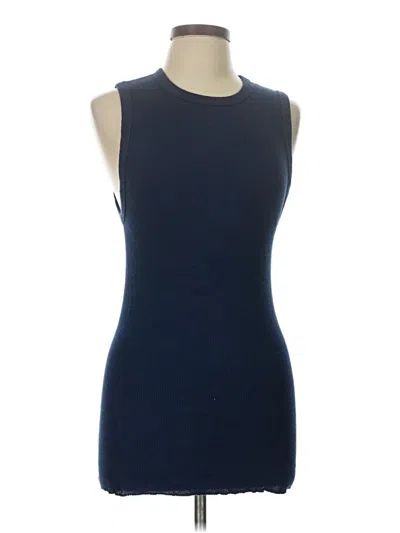 Pre-owned Fruit Of The Loom Sleeveless T-shirt In Blue