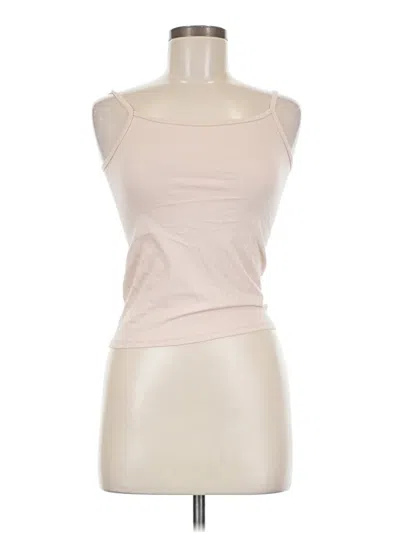 Pre-owned Fruit Of The Loom Sleeveless T-shirt In Tan