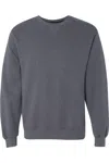 Fruit Of The Loom Sofspun Crewneck Sweatshirt In Gray