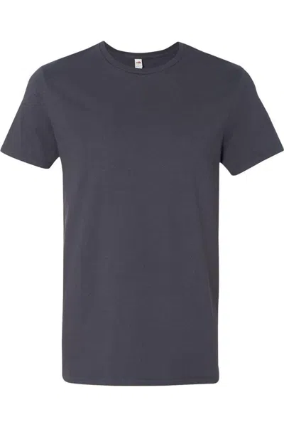 Fruit Of The Loom Sofspun Crewneck T-shirt In Gray