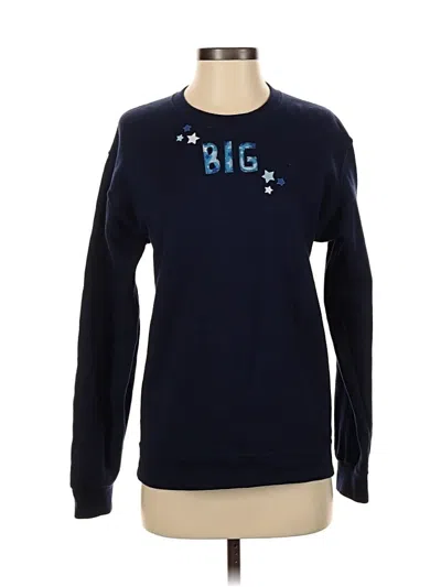 Pre-owned Fruit Of The Loom Sweatshirt In Blue
