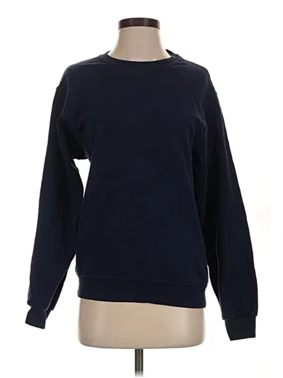 Pre-owned Fruit Of The Loom Sweatshirt In Blue